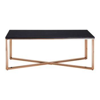 Allure Cross Base Champagne Coffee Table 5