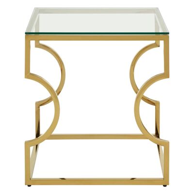 Allure Curved Frame End Table