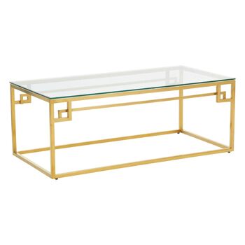Allure Gold Brushed Coffee Table 6