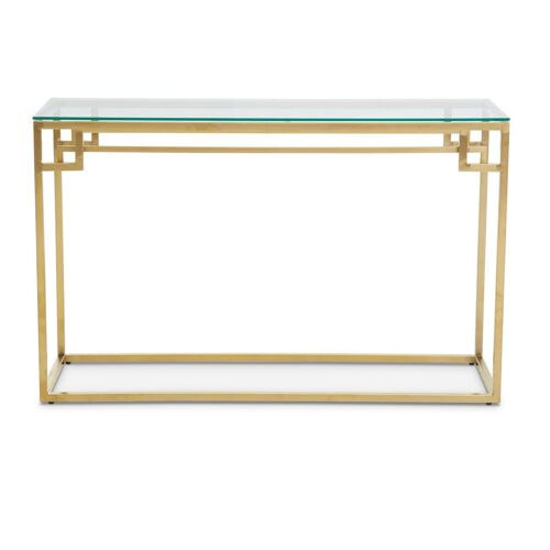 Allure Gold Brushed Console Table