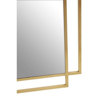 Allure Gold Brushed Large Wall Mirror 3