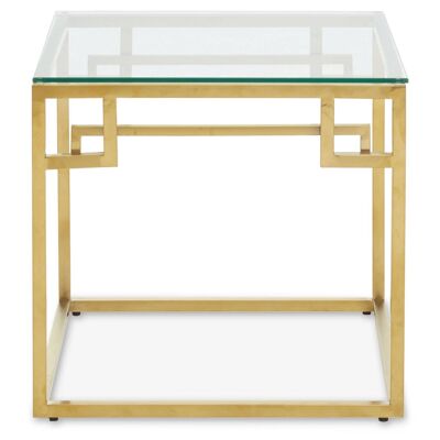 Allure Gold Brushed Side  Table