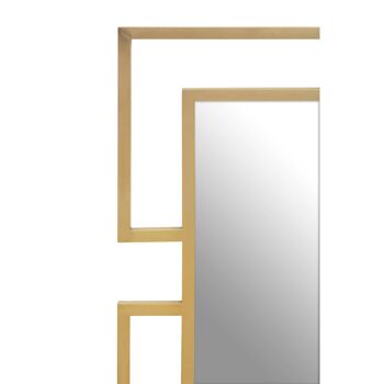 Allure Gold Brushed Small Wall Mirror 2