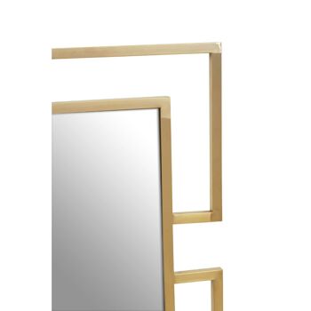 Allure Gold Brushed Small Wall Mirror 3