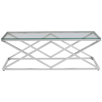 Allure Inverted Prism Base Coffee Table 1