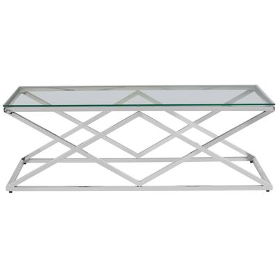 Allure Inverted Prism Base Coffee Table