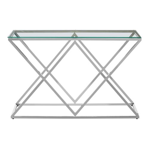 Allure Inverted Triangles Base Console Table