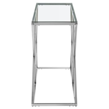 Allure Inverted Triangles Base Console Table 3
