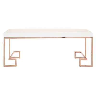 Allure Rose Gold Angled Legs Coffee Table