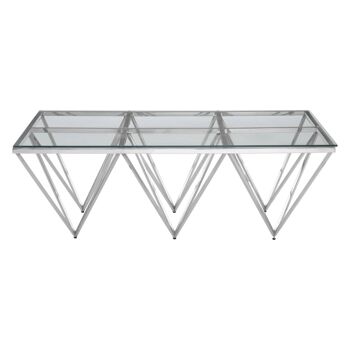 Allure Spike Triangles Base Coffee Table 1