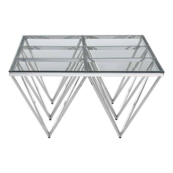 Allure Spike Triangles Base Coffee Table 3
