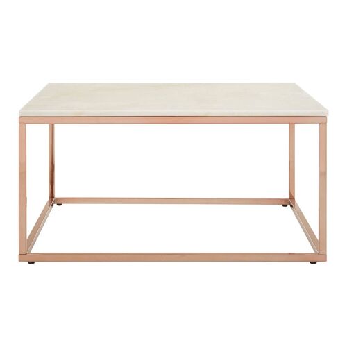 Allure Square Rose Gold Coffee Table