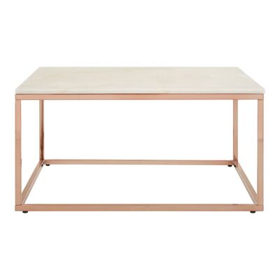 Allure Square Rose Gold Coffee Table