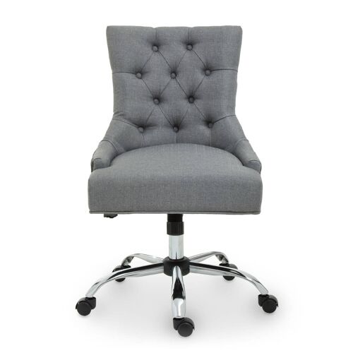 Anita Grey Fabric Home Office Chair