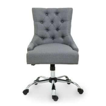Anita Grey Fabric Home Office Chair 1