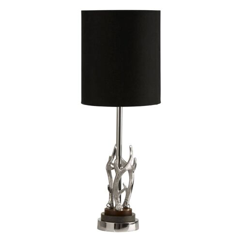 Antler Table Lamp with Marble Base