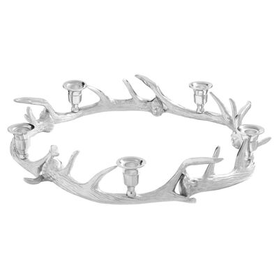 Antler Wreath 5 Candle Holder