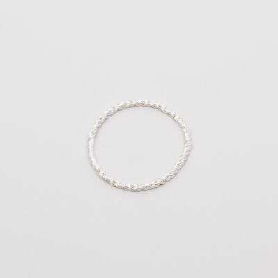 tiny chain ring - Silber