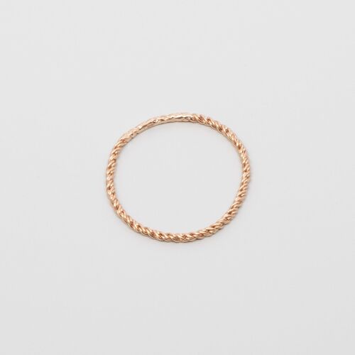 tiny chain ring - Roségold