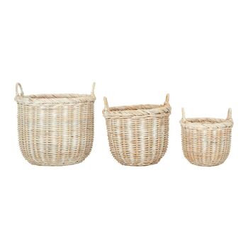 Argento Set of 3 Kubu Rattan Laundry Baskets 1