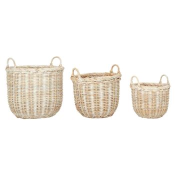 Argento Set of 3 Kubu Rattan Laundry Baskets 2