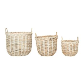 Argento Set of 3 Kubu Rattan Laundry Baskets 5