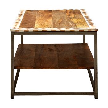 Artisan Iron / Mango Wood Coffee Table 7