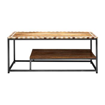Artisan Iron / Mango Wood Coffee Table 8