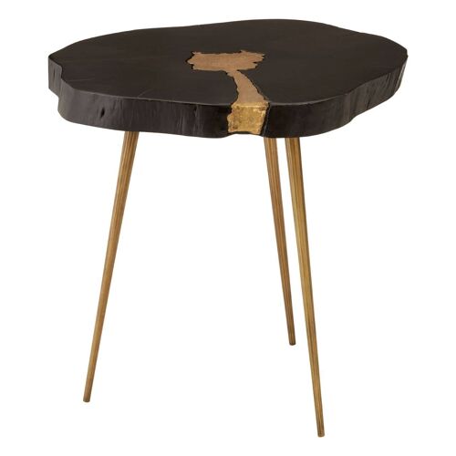 Asamra Black Side Table