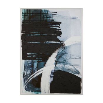 Astratto Blue / Black Wall Art 1