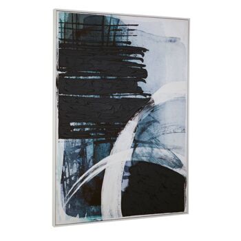 Astratto Blue / Black Wall Art 2