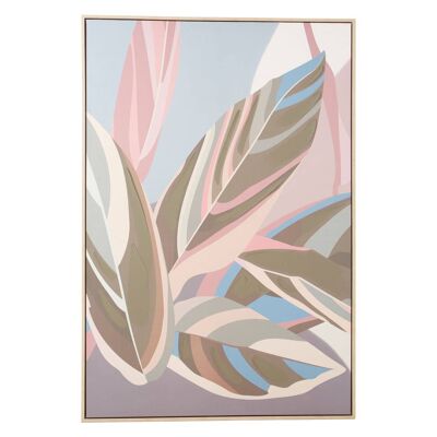 Astratto Canvas Multileafs Wall Art