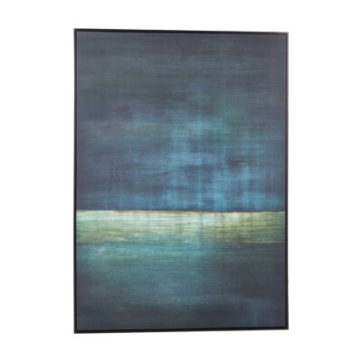 Astratto Canvas Teal Wall Art