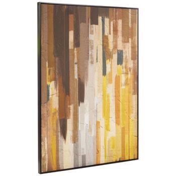 Astratto Ochre Canvas Wall Art 2