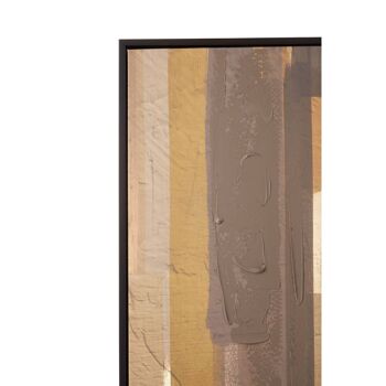 Astratto Ochre Canvas Wall Art 4