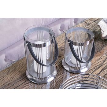 Astro Small Silver Finish Lantern 3