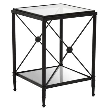 Axis Square Black Finish Side Table 3