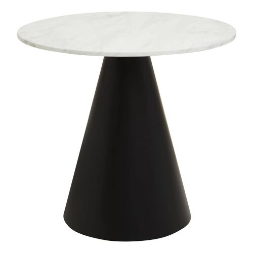 Azalea Round White Marble Top Dining Table