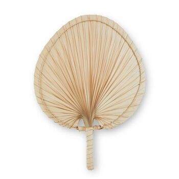 Balta Small Natural Palm Leaf Fan 1