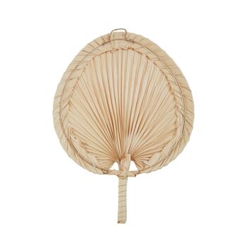 Balta Small Natural Palm Leaf Fan 2