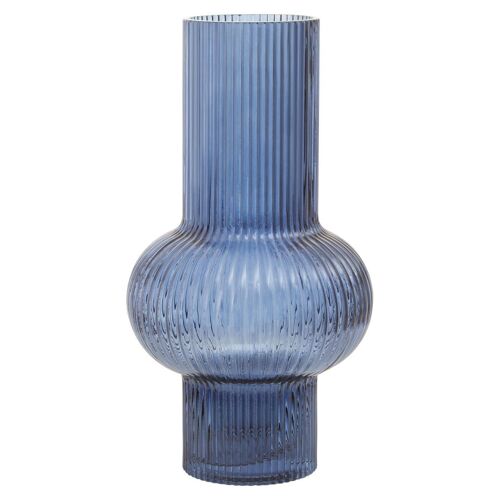 Benka Blue Glass Vase