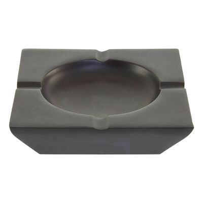 Black Nickel Finish Square Ashtray