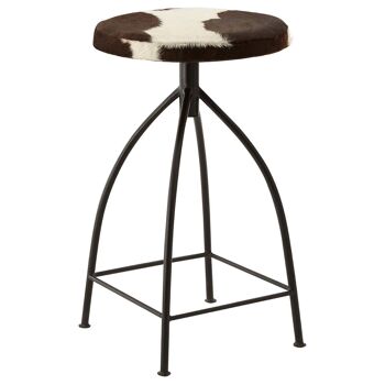 Boho Cowhide Bar Stool 2