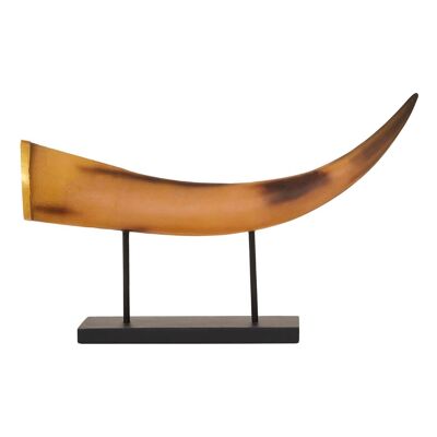 Boho Large Natural Horn Ornament