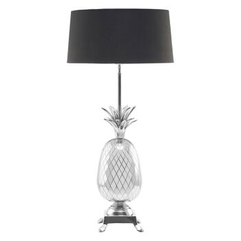 Boho Nickel Finish Pineapple Table Lamp 1