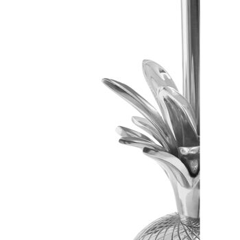 Boho Nickel Finish Pineapple Table Lamp 8