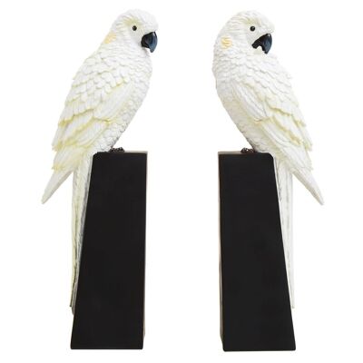 Boho Set of Two Parrot Bookends