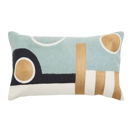 Bosie Ozella Abstract Rectangular Cushion