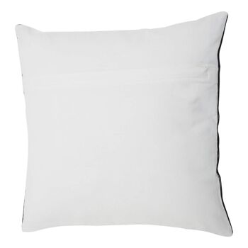 Bosie Ozella Black and White Semi-Circular Design Cushion 2