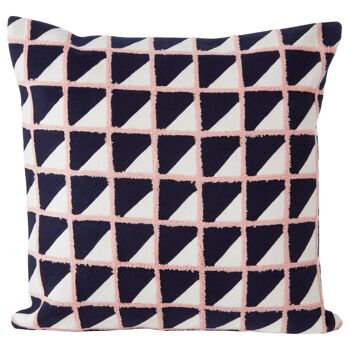 Bosie Ozella Grid Design Cushion 1